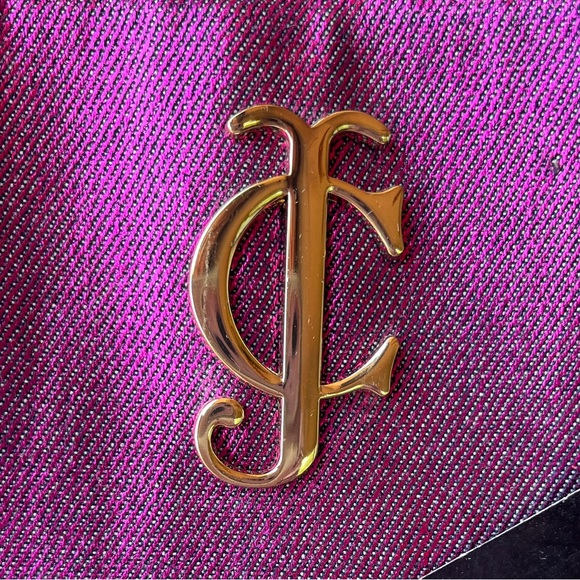 NWT Large Juicy Couture Bright Metallic Pink with Double Handles Tote Bag Sac - Picture 11 of 12